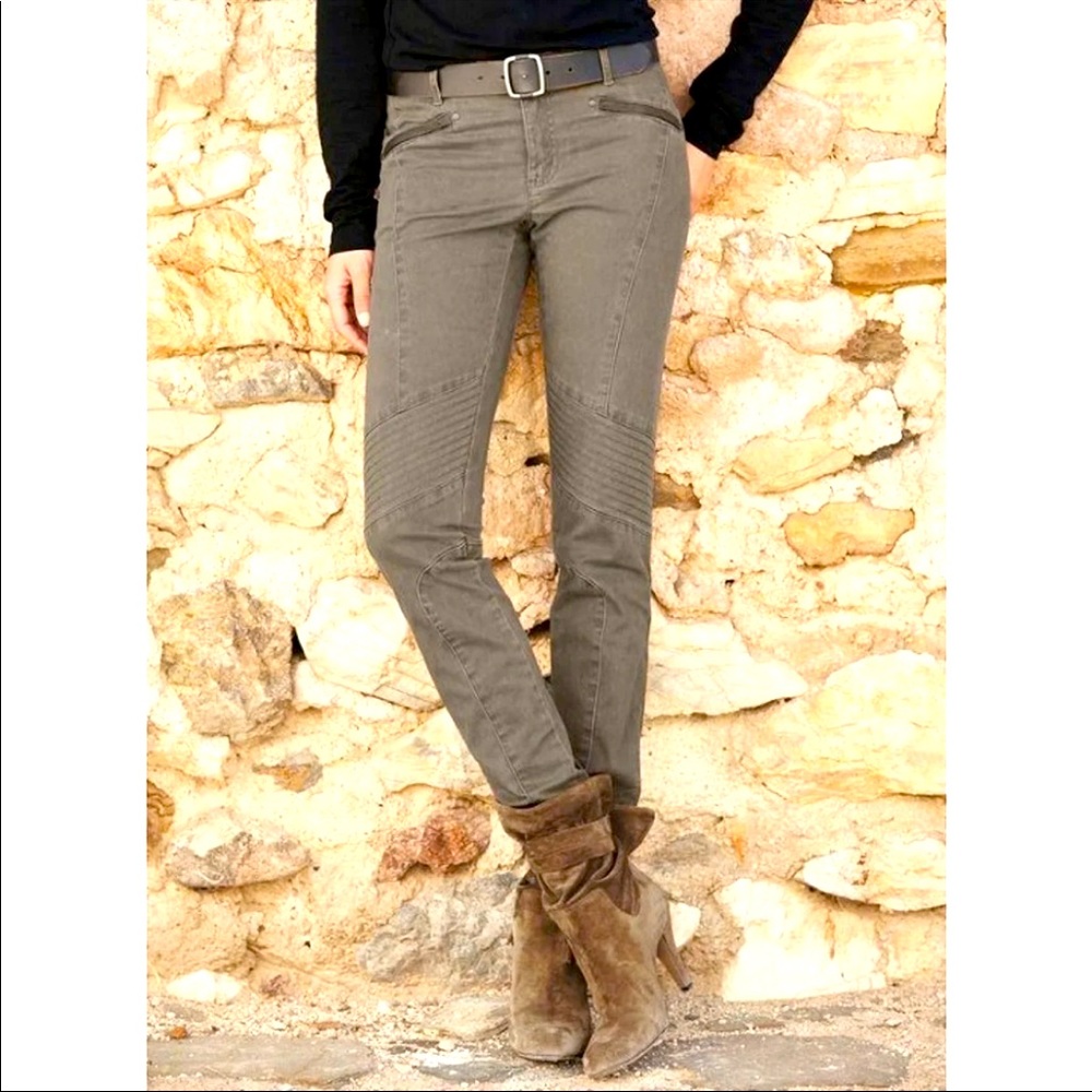 NWT Peruvian Connection biker/moto jeans
